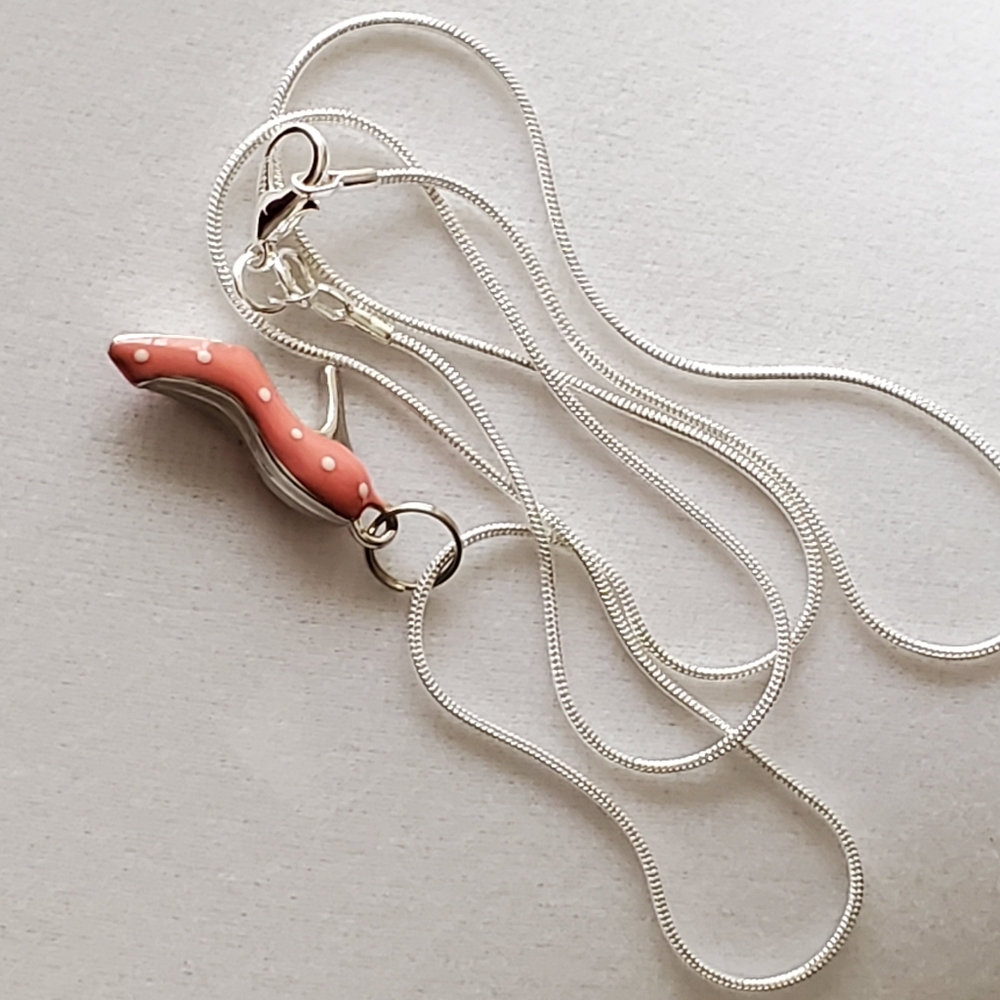 Shoe Diva .925 Sterling Silver Necklace - Picture 2 of 5